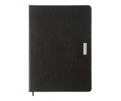 Дневник датированный 2025 Buromax SALERNO A4 336 страниц черный (BM.2741-01)