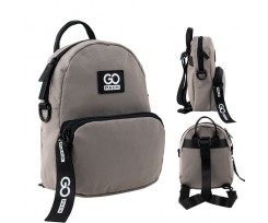 Міні рюкзак-сумка GoPack Teens 20x15x4.5 см бежевий (GO24-181XXS-1)