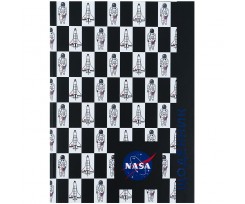 Щоденник шкільний Kite NASA А5 84 аркуша чорно-білий (NS21-262-1)
