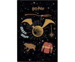 Книга записна Kite Harry Potter тверда обкладинка А6 80 аркушів клітинка (HP23-199-1)