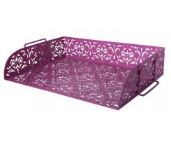 Лоток для бумаги Buromax Barocco 340x247x65 мм розовый (BM.6253-10)