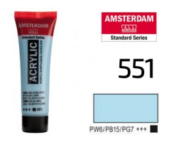 Краска акриловая Royal Talens AMSTERDAM 551 Небесно-голубой светлый 20 мл (17045510)
