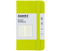 Книга записная Axent Partner 95x140 мм 96 листов лимонная клетка (8301-60-A)