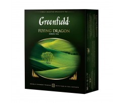 Чай зеленый 100 х 2г пакетированный Flying Dragon GREENFIELD (gf.106442)
