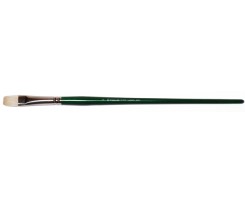 Кисточка KOLOS Classic 2402F щетина плоская № 2 длинная ручка (4224020F02)