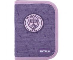 Пенал з наповненням Kite College Line girl 1 відділення 2 відвороти (K22-622H-1)