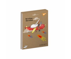 Блокнот Yes Гусь А6 80 листов ячейка крафт (151915)