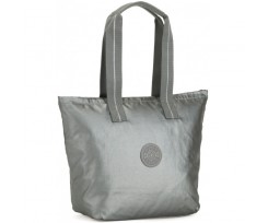 Сумка жіноча Kipling Basic Plus Niamh 36x25x11 см 9 л Metallic Stony (KI3092_19U)