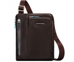 Сумка вертикальная Piquadro BL SQUARE вертикальная на коричневом ремне (CA1816B2_MO)