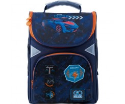 Рюкзак шкільний GoPack Education Racing 34x26x13 см синій (GO22-5001S-7)