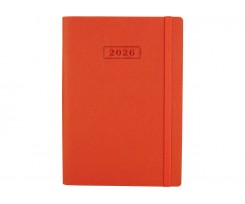 Дневник датированный 2026 Optima Cross A5 352 страницы оранжевый (O25235-06)