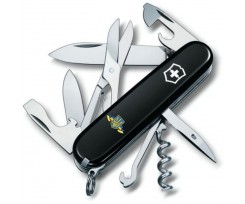 Складаний ніж Victorinox Climber Ukraine 14 функцій чорний (Vx13703.3_T1010u)