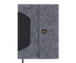 Дневник датированный 2026 Buromax Oscar A5 336 страниц черный (BM.21142-01)