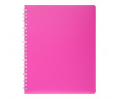 Книжка записна Buromax Bright В5 60 аркушів клітинка рожева (BM.24554155-10)