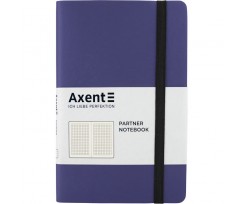 Книга записна Axent Partner Soft A5- 96 аркушiв клiтинка синя (8206-38-A)