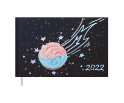 Щотижневик датований Buromax Sweet 2022 84х154 мм 128 аркушів лінія чорний (BM.2765-07)