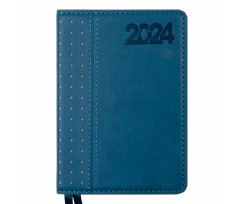 Щоденник датований Leo Planner Destiny 2024 А6 352 сторінок синій (252460)