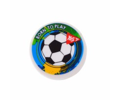 Резинка фигурная Yes Born to play 3.5х3.5х0.7 см белая (560467)