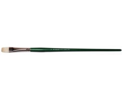 Кисточка KOLOS Classic 2402F щетина плоская № 8 длинная ручка (4224020F08)