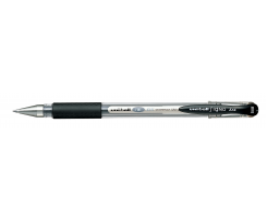 Ручка гелева uni-ball Signo DX fine чорна 0.7мм (UM-151.(07).Black)
