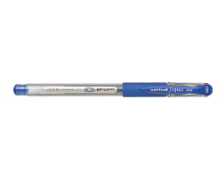 Ручка гелева uni-ball Signo DX fine синя 0.7мм (UM-151.(07).Blue)