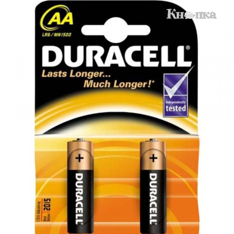 Батарейки Duracell LR6 АА 2 шт (s.58163)