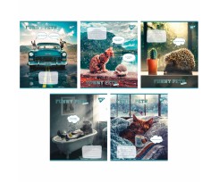 Зошит для записів Yes Funny pets А5 48 аркушів лінія (767126)