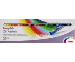 Крейда пастельна Pentel 25 штук асорті (PHN-25)