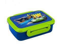 Ланчбокс Kite Hot Wheels 150х120х49 мм 420 мл голубовато-салатовый (HW21-160)