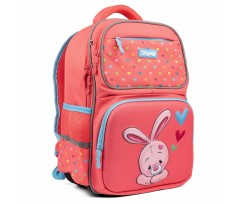 Рюкзак школьный 1Сентябрь Pretty 39х29х15 см 12 л коралловый (558323)