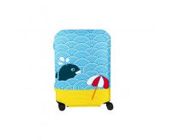 Чохол для чемодана BG Berlin HUG COVER Light Whale 57-62 см M малюнок (Bg002-02-115-M)