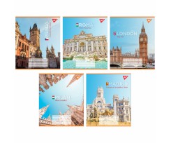 Тетрадь для записей Yes Greatest cityes А5 48 листов клетка (767109)