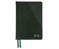Дневник датированный 2026 Leo Planner Whisky A5 368 страниц зеленый (252669)
