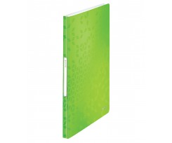 Папка Leitz Wow A4 20 файлов зеленый металлик (4631-00-54)