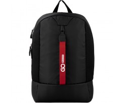 Рюкзак GoPack Сity, 45x30x11 см, 17 л, поліестер, чорний (GO20-151L)