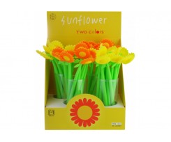 Ручка шариковая Maxi Sunflower 0.5 мм 2 цвета ассорти (Z20084)