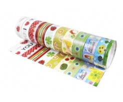 Стрічка клейка VGR декоративна 2 м х 1.5 см асорті (Я45026_VR22319)