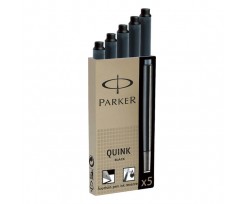 Картриджі Parker "Quink", набір 5 штук, чорні (Z 14Ч)