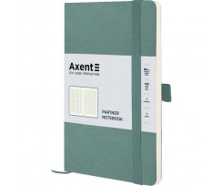 Книга записна Axent Partner Soft Skin125х195 мм клітинка 96 аркушівсіро-лазурна (8616-48-A)