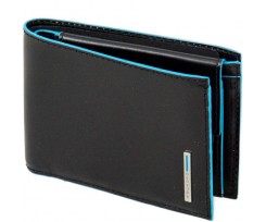 Портмоне Piquadro Blue Square 12.5x9x2 см чорний (PU257B2R_N)