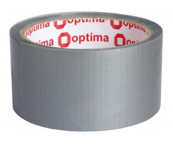 Лента клейкая Optima Duct tape 48 мм х 20 м серебряная (O45356)