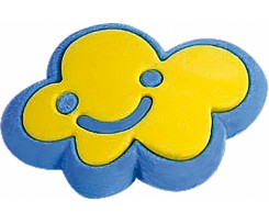 Резинка для карандаша Cool For School Cloud желто-синяя (CF81730)