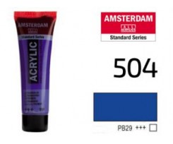 Краска акриловая Royal Talens AMSTERDAM 504 Ультрамарин 20 мл (17045040)