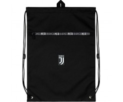 Сумка для обуви Kite FC Juventus с карманом, 49x36 см, полиэстер, черный (JV20-601L)