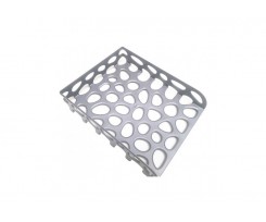 Лоток для бумаг Optima горизонтальный пластик светло-серый (O36339)