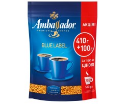 Кава розчинна Ambassador Blue Label, пакет 510 г (am.52568)