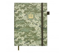 Дневник датированный 2026 Buromax Military А5 336 страниц светло-зеленый (BM.21134-15)