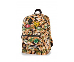 Рюкзак молодіжний  CoolPack Cross, 31x42x17 см, 23 л, поліестер, жовтий камуфляж (A26109)
