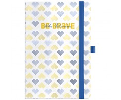 Щотижневик Axent Partner 125x195 мм 96 аркушів Be brave (8516-23-02-A)
