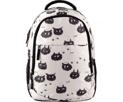 Рюкзак GoPack Education, 43x29x13 см, 21 л, поліестер, Black cats (GO20-131M-1)
